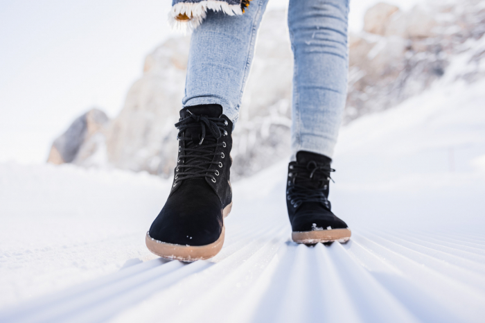 Ghete barefoot iarnă BE LENKA WINTER 3.0 - Negru mat [14]