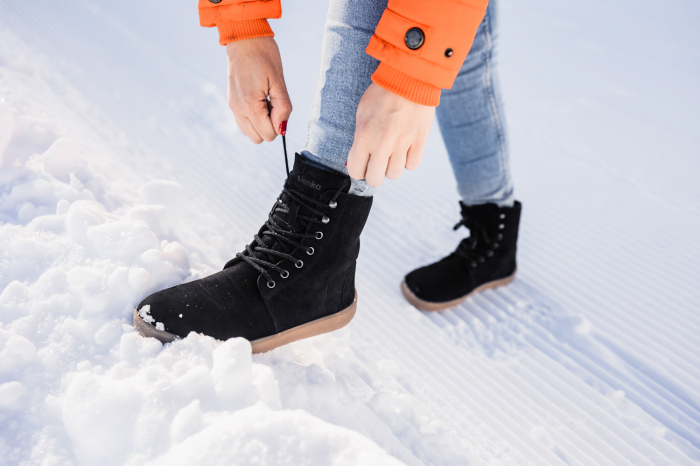 Ghete barefoot iarnǎ BE LENKA Winter 3.0 - Negru mat [12]