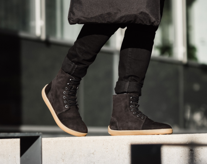 Ghete barefoot iarnǎ BE LENKA Winter 3.0 - Negru mat [4]