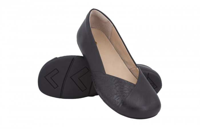 Balerini barefoot XERO SHOES PHOENIX Piele – Negru [3]