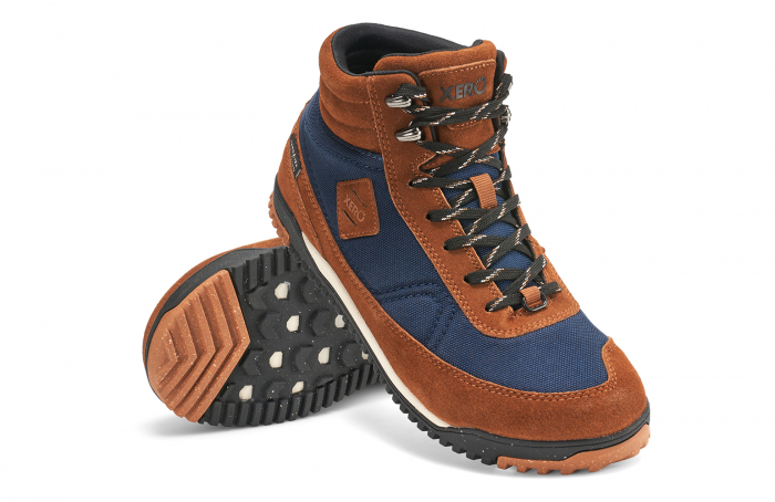 Ghete barefoot drumeție impermeabile XERO SHOES RIDGEWAY Bărbați – Maro caramel [10]