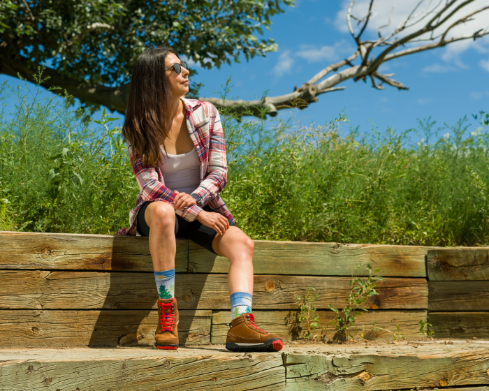 Ghete barefoot drumeție impermeabile XERO SHOES RIDGEWAY Femei – Maro [10]
