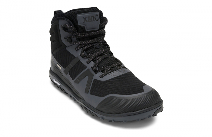 Ghete barefoot drumeție bărbați XERO SHOES Scrambler MID II WP – Negru [7]