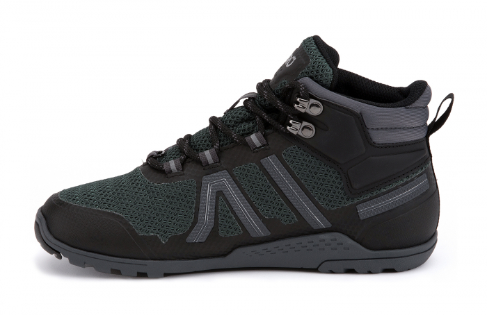 Ghete barefoot drumeție XERO SHOES XCURSION FUSION Femei – Verde închis & negru [12]