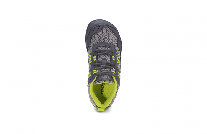 Pantofi sport barefoot copii XERO SHOES PRIO YOUTH – Gri & lime [3]