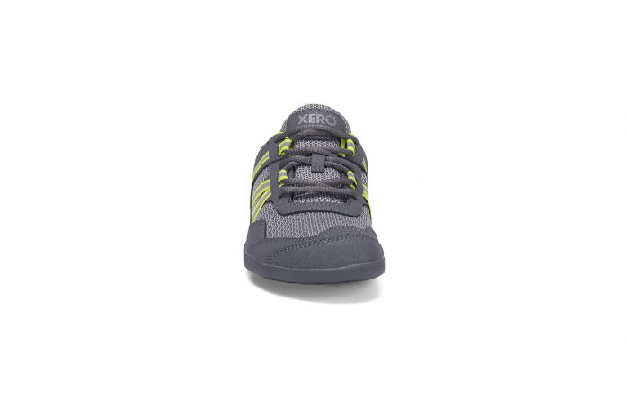 Pantofi sport barefoot copii XERO SHOES PRIO YOUTH – Gri & lime [6]