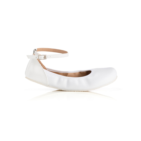 Nuntă - Balerini barefoot SHAPEN Tulip 3.0 - Alb