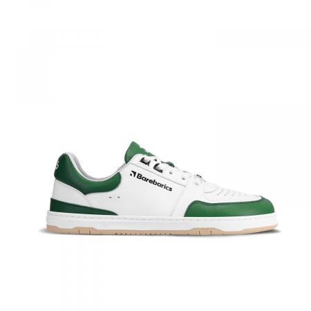Reduceri - Sneakers barefoot BAREBARICS WAVE - Alb & verde