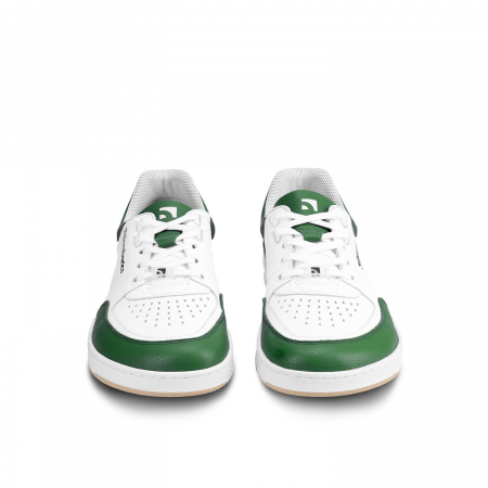 Sneakers barefoot BAREBARICS WAVE - Alb & verde [8]
