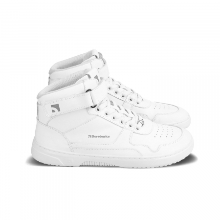 Sneakers barefoot BAREBARICS ZING High Top - Alb [8]