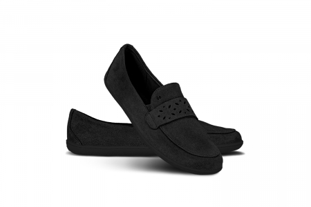 Women's summer barefoot shoes - Barefoot Moccasins Be Lenka Bianca - All Black