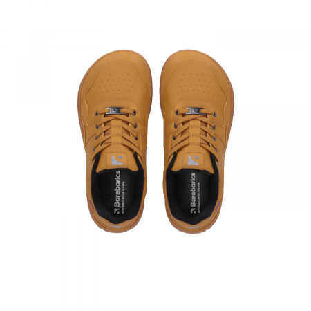 Sneakers barefoot iarnă BAREBARICS ZING FROST- Maro caramel [5]