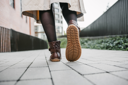 Ghete barefoot BE LENKA DIVA - Maro închis [7]