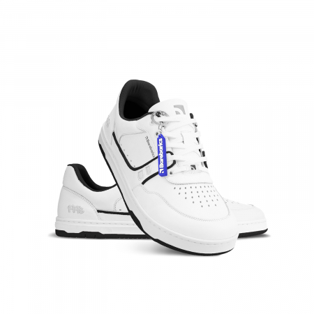 Sneakers barefoot BAREBARICS ARISE - Alb & negru [2]