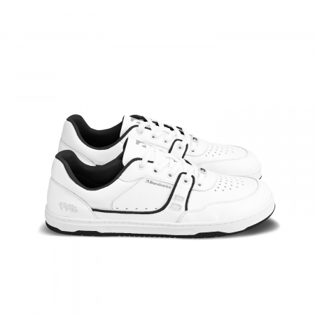 Sneakers barefoot BAREBARICS ARISE - Alb & negru [4]