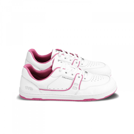 Sneakers barefoot BAREBARICS ARISE - Alb & roz [4]
