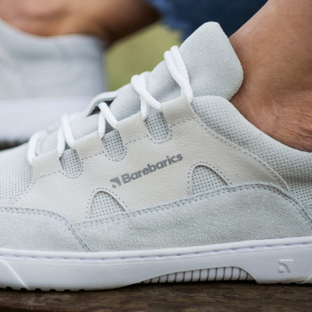 Sneakers barefoot BAREBARICS EVO - Alb cretă [5]