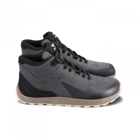 Sneakers barefoot BAREBARICS TREKKER - Gri închis [2]
