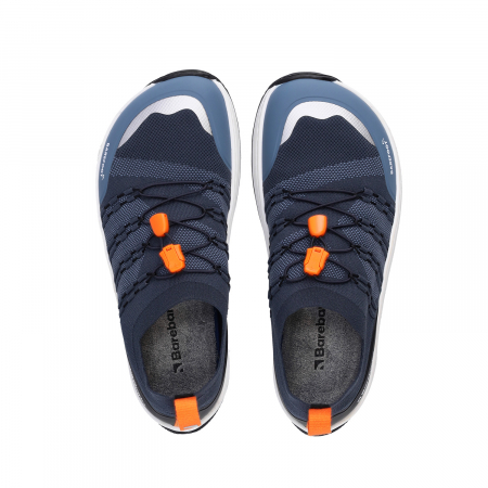 Sneakers Barefoot Barebarics Voyager - Albastru Închis & Alb [9]