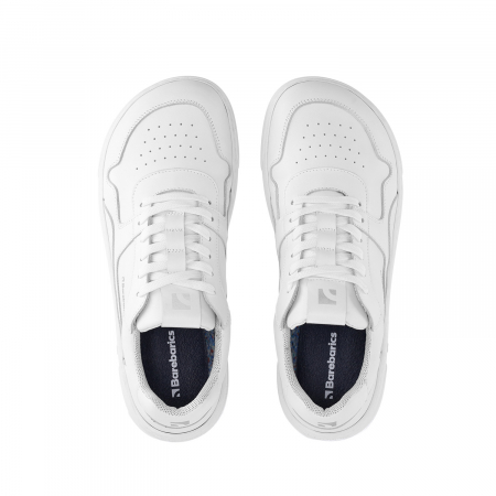 Barefoot Sneakers Barebarics Zing - All White - Leather [10]