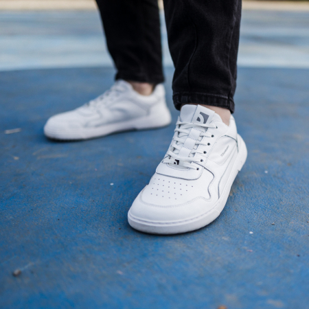 Barefoot Sneakers Barebarics Zing - All White - Leather [3]
