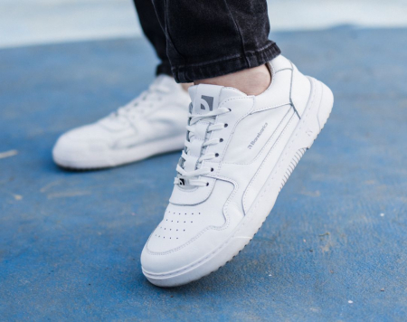 Barefoot Sneakers Barebarics Zing - All White - Leather [1]