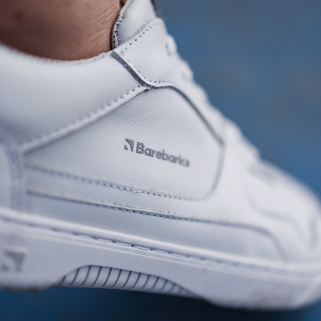 Barefoot Sneakers Barebarics Zing - All White - Leather [5]