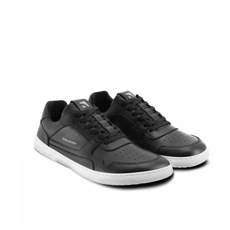 Sneakers barefoot  BAREBARICS ZING - Negru & alb - Piele [6]