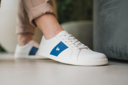 Sneakers barefoot BE LENKA ELITE - Alb & albastru închis [3]
