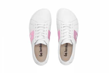 Sneakers barefoot BE LENKA ELITE - Alb și roz [5]