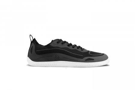 Pantofi sport - Sneakers barefoot BE LENKA Velocity - Negru & Alb
