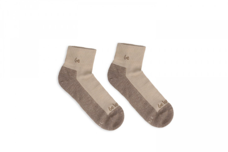 Accesorii - Șosete barefoot copii BE LENKA Crew - Lână Merino – Bej