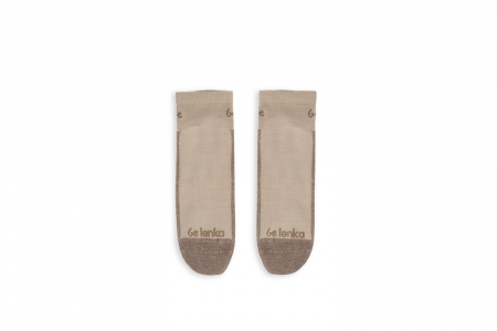 Șosete barefoot copii BE LENKA Crew - Lână Merino – Bej [1]