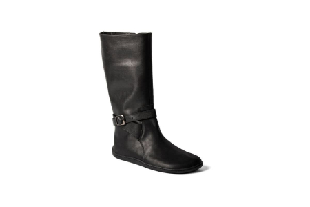 Cizme - Cizme Barefoot Înalte True Feel Essential Negru