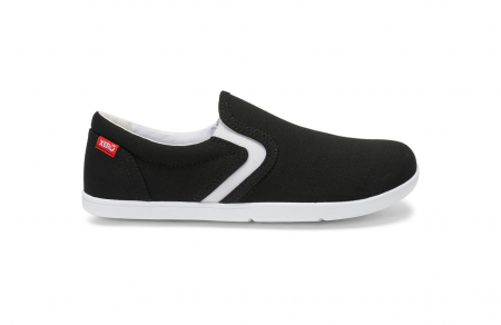 Reduceri - Espadrile barefoot XERO SHOES DILLON CANVAS SLIP-ON Copii - Negru