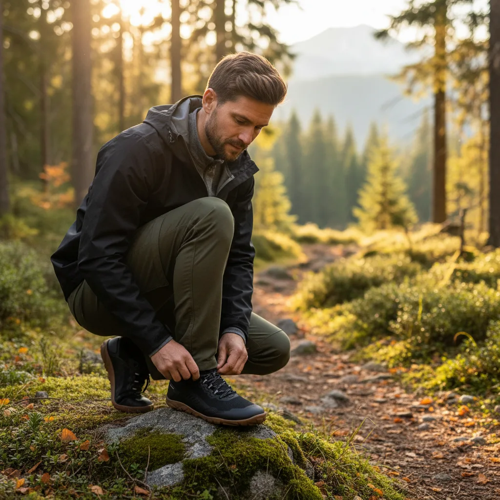 Pantofi barefoot ALL TERRAIN LOW 2.0 - Negru [1]