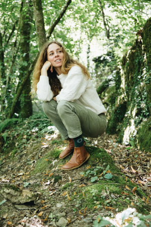 Ghete barefoot MUKISHOES Chelsea Leather - Caramel [1]