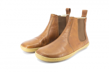Ghete barefoot MUKISHOES Chelsea Leather - Caramel [2]