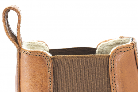 Ghete barefoot MUKISHOES Chelsea Leather - Caramel [6]