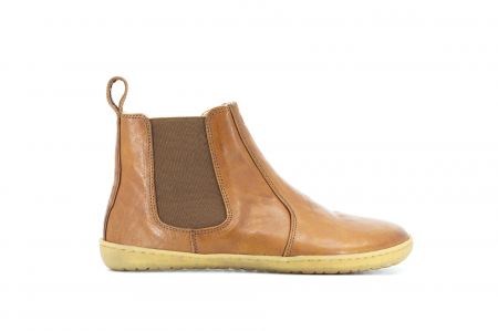 Femei - Ghete barefoot MUKISHOES Chelsea Leather - Caramel