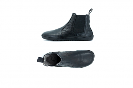 Ghete barefoot MUKISHOES Chelsea Leather - Negru [3]