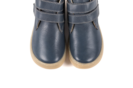 Ghete barefoot copii TIMMO Smart Flex Jeans School Style - Albastru [3]