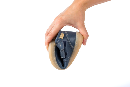 Ghete barefoot copii TIMMO Smart Flex Jeans School Style - Albastru [5]