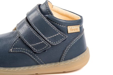 Ghete barefoot copii TIMMO Smart Flex Jeans School Style - Albastru [4]