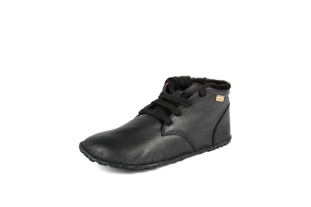 Ghete barefoot iarnǎ TIMMO FELL FREE - Negru [6]