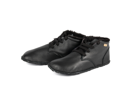 Ghete barefoot iarnǎ TIMMO FELL FREE - Negru [1]