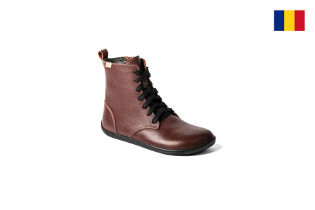 Femei - Ghete barefoot iarnǎ TIMMO TRUE FEEL FOOTSHAPE - Vișiniu