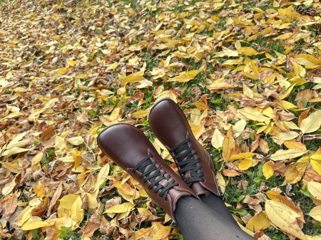 Ghete - Ghete barefoot iarnǎ TIMMO TRUE FEEL FOOTSHAPE - Vișiniu