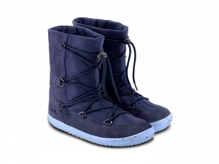 Ghete barefoot iarna copii BE LENKA SNOWFOX KIDS 2.0 - Bleumarin & Albastru deschis [3]