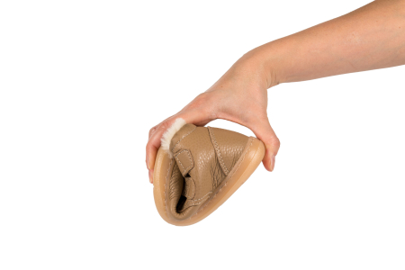 Ghete barefoot iarna copii TIMMO SMART FLEX NATURE'S TOUCH - Maro deschis [5]